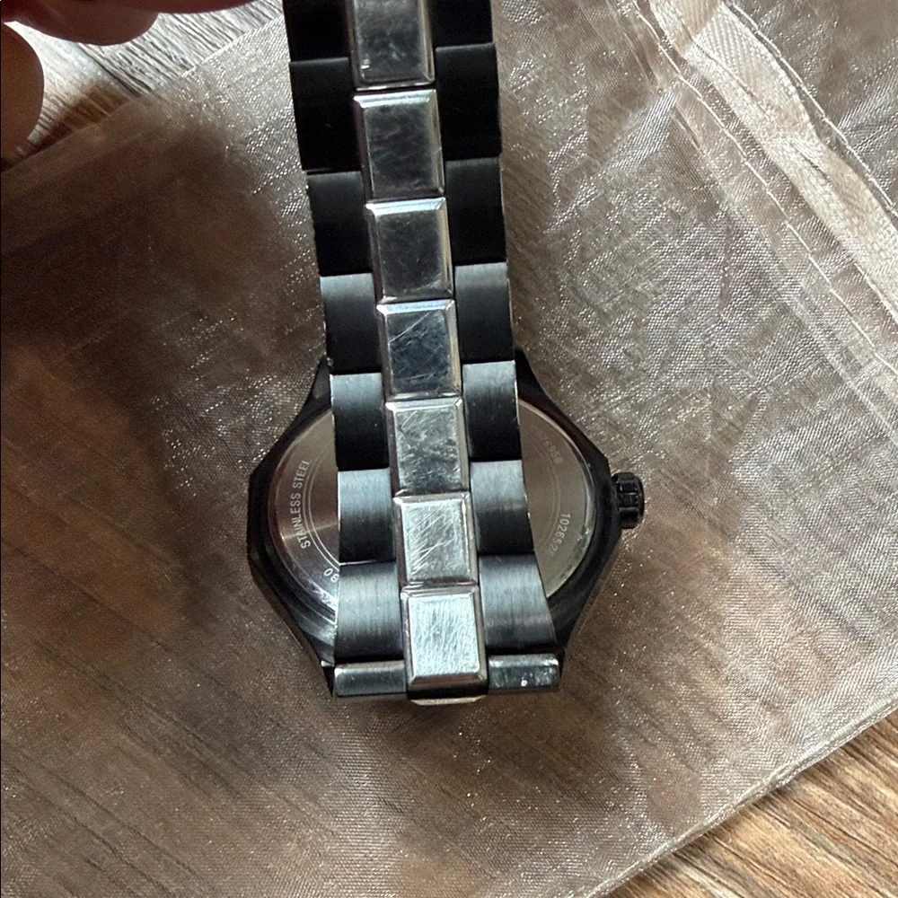 Bulova Men's Black Ion Diamond Watch, model 98E110